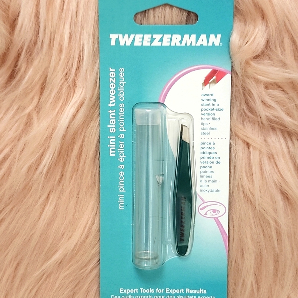 Brand New TWEEZERMAN MINI SLANT TWEEZERS